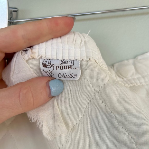 VTG 1964 Sears Pooh Collection Quilted Baby Blanket MCMXLIV Disney Kidcore MCM - Picture 7 of 14